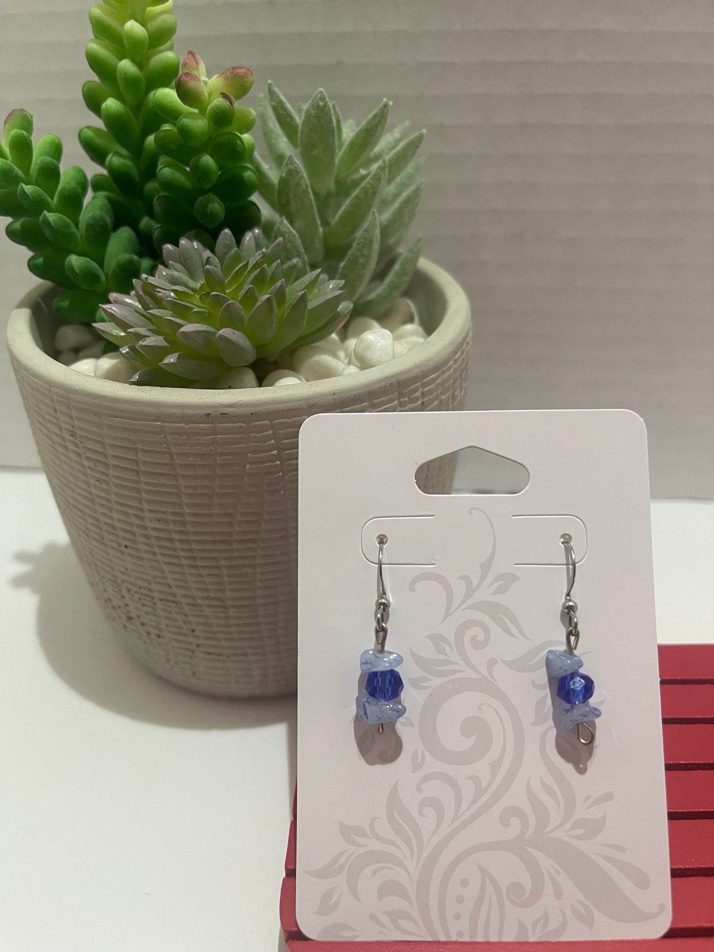 Blue Stone Earrings