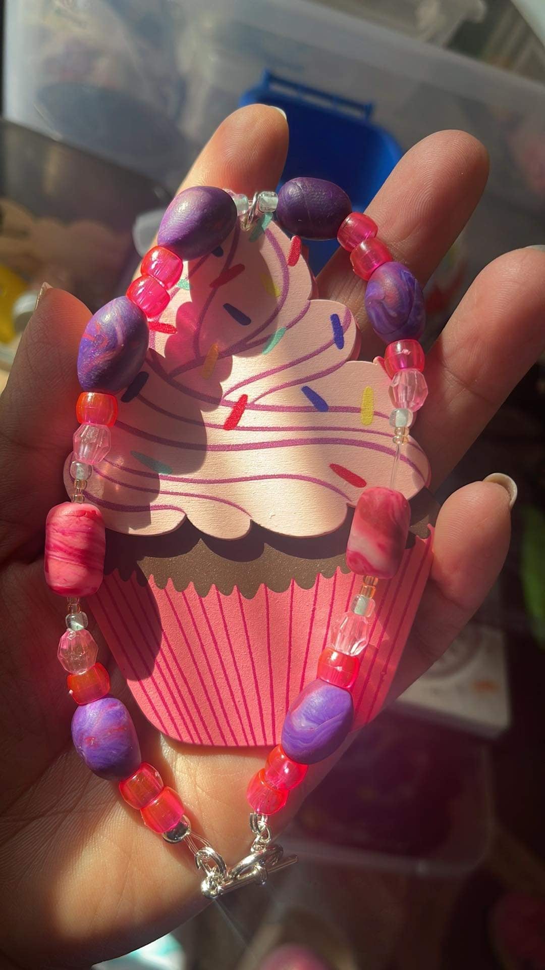 Cupcake Car Charm